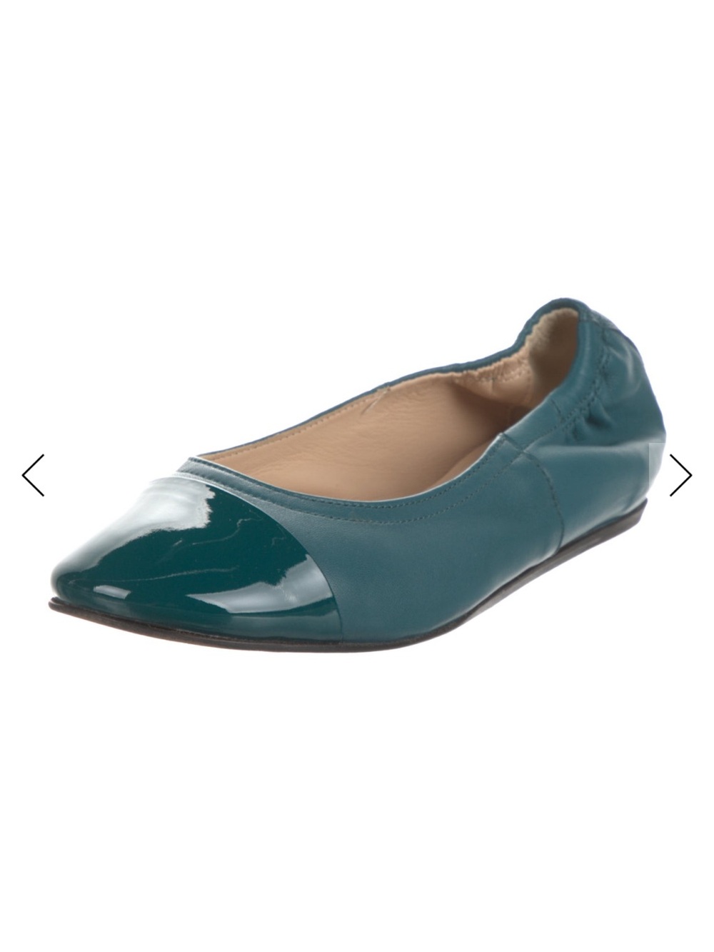 NIB Lanvin Teal Leather Ballet $520 Flats 6